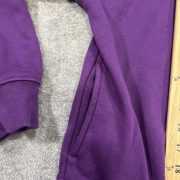 Fabletics Women’s 1/4 Zip Sweatshirt Pullover Size Large Purple Athleisure - Picture 7 of 12